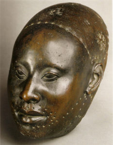 Yoruba Bronze Head