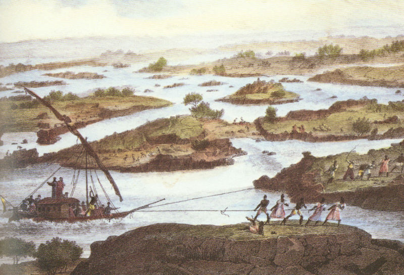 Der Nil, gezeichnet von einem unbekannten Maler aus dem Altertum (c) wikicommons