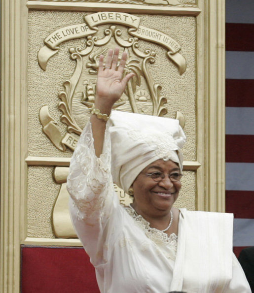 Ellen Johnson Sirleaf, Präsidentin von Liberia