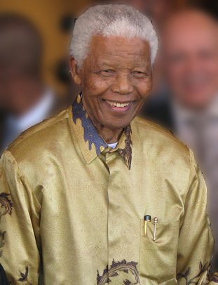 Nelson Mandela - erster schwarzer Präsident von Südafrika