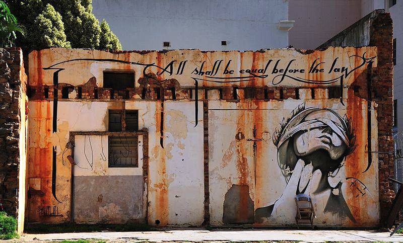 Graffiti at Rhodes House Memorial Cape Town 